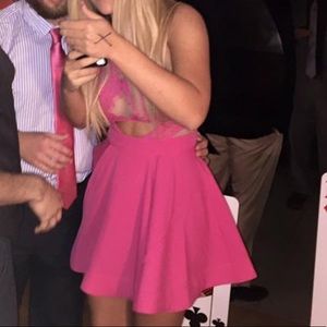 Pink Mini Dress